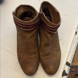 Madden Girl Brown Ankle Boots with a rich brown accent